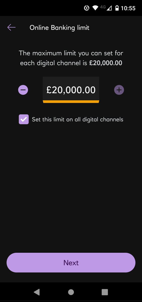 Mist66Mist's tweet photo. Natwest does not allow you to up the amount you won't to spend on online banking.unless you go biometric.even when it states you don't have to do it look at the last picture it must be biometric this is how there going to get everyone..... https://t.co/5hUaM1WkV7