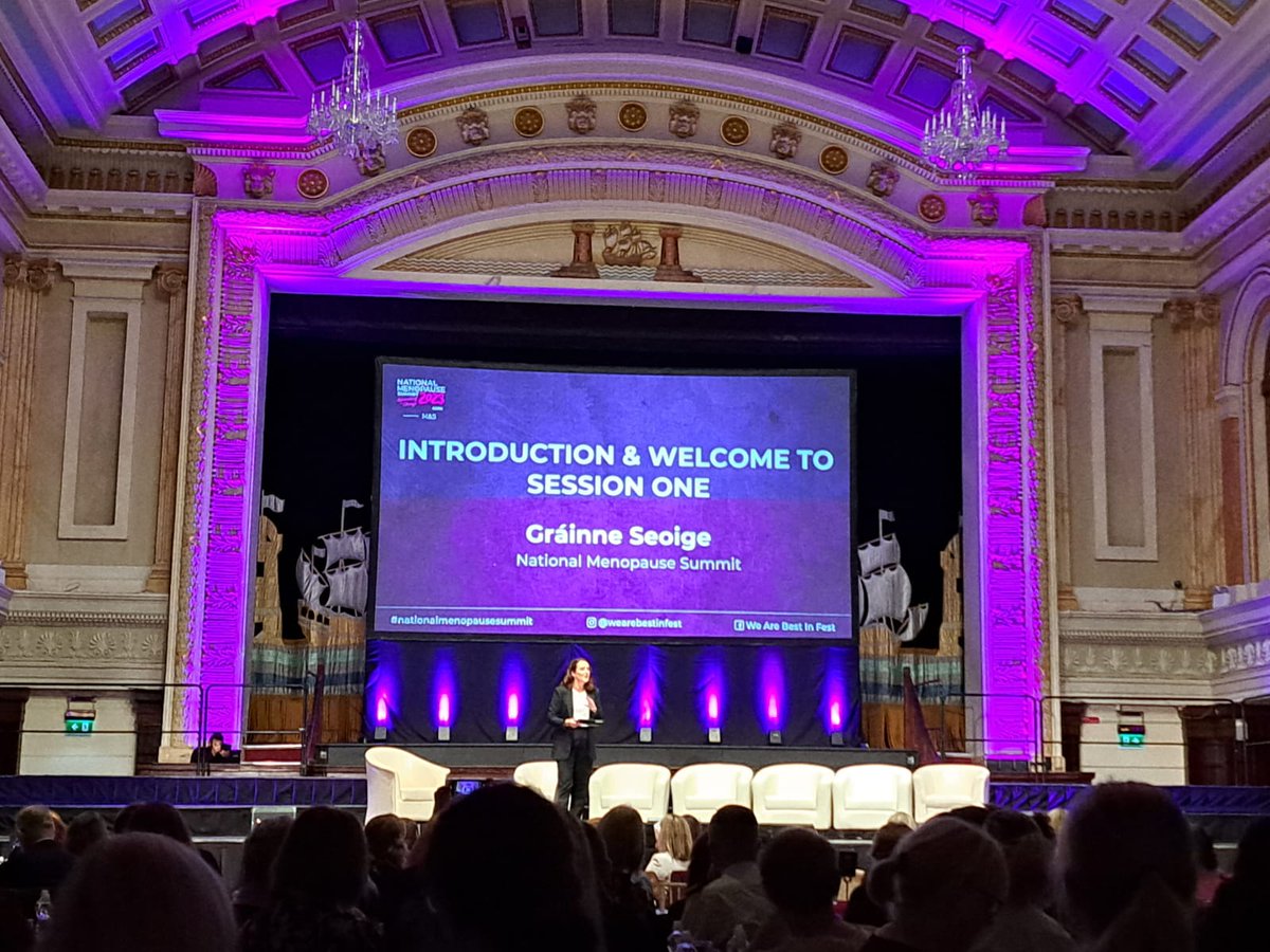 Absolutely brilliant day so far at the National Menopause Summit with <a href="/IrishWater/">Uisce Éireann - Irish Water</a> colleagues #nationalmenopausesummit @wearebestinfest #stopthestigma