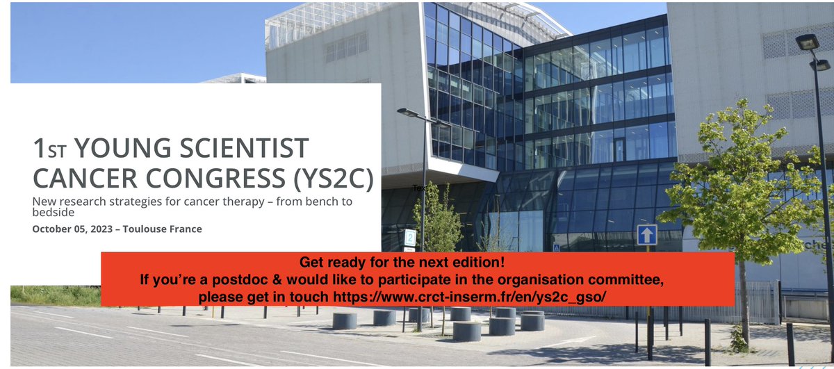 Steffen_E_Fuchs's tweet photo. The first young scientist cancer congress in Toulouse was a great success! To make the next one even better, we need your help: postdocs from the #Toulouse, #Montpellier, and #Bordeaux area, please get in touch, if you would like to participate! 😉 https://t.co/LqajluStic https://t.co/OKpCfSJg9P