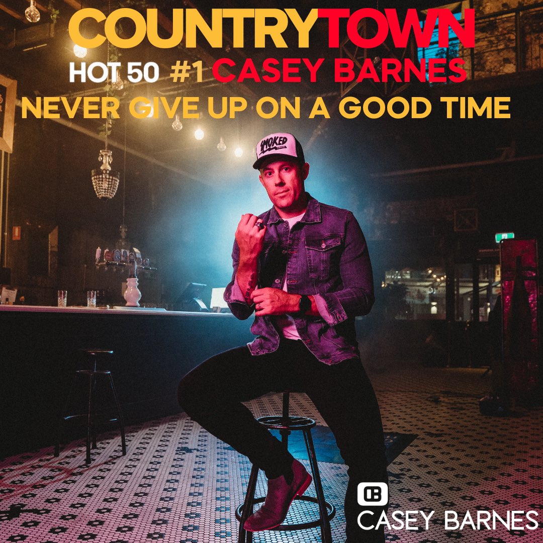 ‘Never Give Up On A Good Time’ is the Number 1 song at country radio this week! 🎉🤠