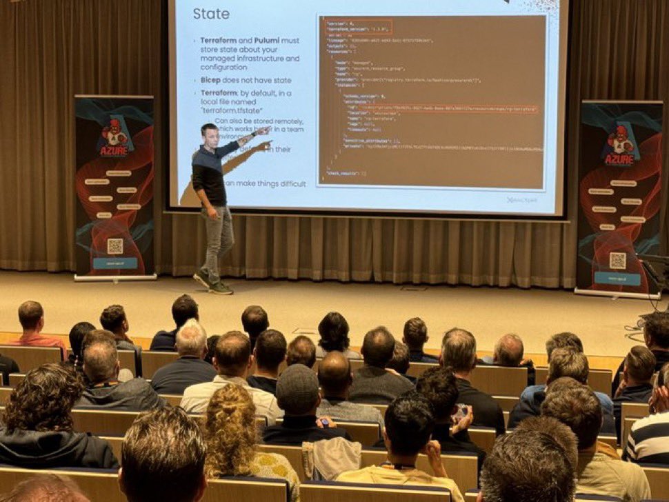Yesterday evening, I delivered a session at the APE Meetup at <a href="/schiphol/">Amsterdam Airport Schiphol</a>! We discussed infrastructure as code and had an interactive discussion on #bicep vs #terraform, vs #pulumi