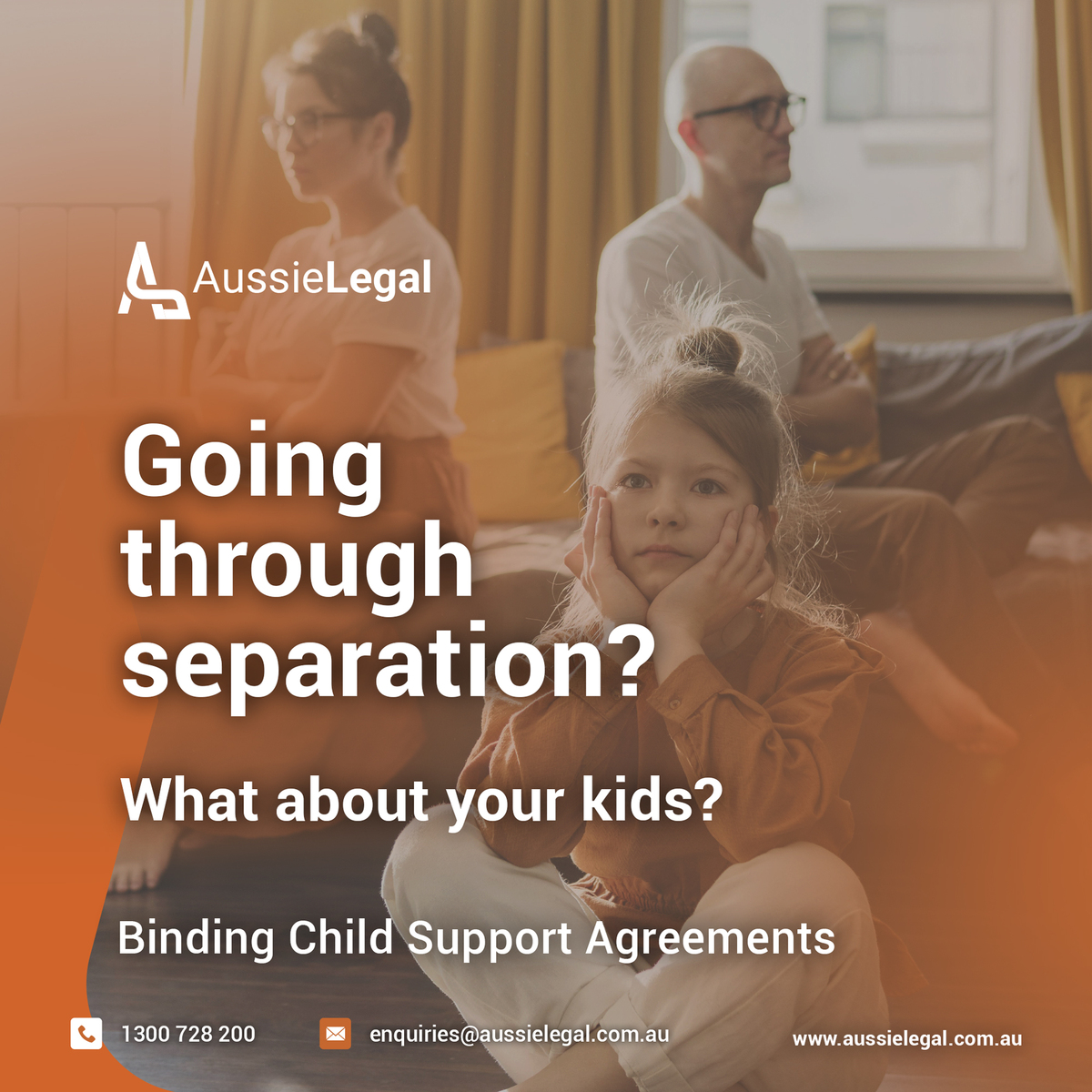 While finalising your separation agreement, you should also discuss the financial support that must be provided to your children. Visit aussielegal.com.au/product/child-… to order.

#aussielegal #childsupportagreement #childsupport #separation #separatingwithkids #financialagreement