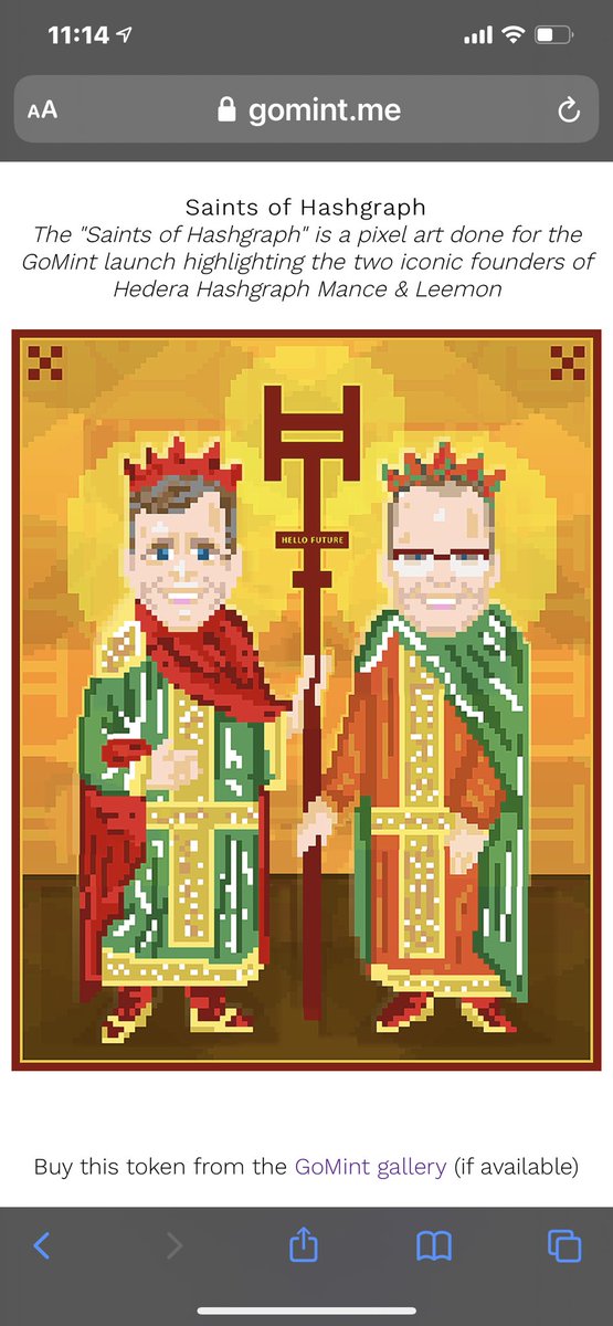 SirMudward's tweet photo. @HOTDOG_HUSTLER Like Saints of Hashgraph, this speaks to my inner recovering Catholic! Bless you, Cap! https://t.co/wvdJa4oSo6