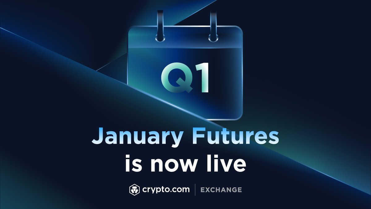 Cryptocom_Exch's tweet photo. January Futures are live in the https://t.co/A7lhUEyoao Derivatives Exchange 🚀

📈 Trade BTCUSD and ETHUSD futures
💰 Enjoy lower fees + instant USDC settlement
🦾 Fully control your leverage

Trade Futures 👉 https://t.co/zPhpiSDdH9 https://t.co/h61MF0I9vW