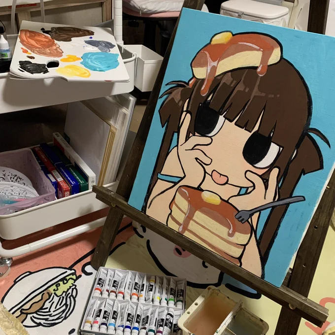 展示から知ってくださる方がいらっしゃるかもしれないので、過去に絵の具で描いたものいくつか載せときます