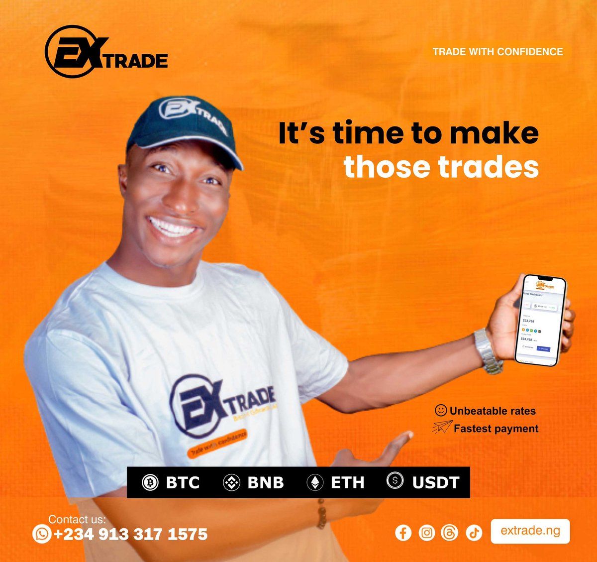_extrade's tweet photo. Its weekend and its time  to  make  those trades.  Let us trade  for you today. A trial will convince you
#trade #extrade #crypto #BNB https://t.co/n40XJJnL1K