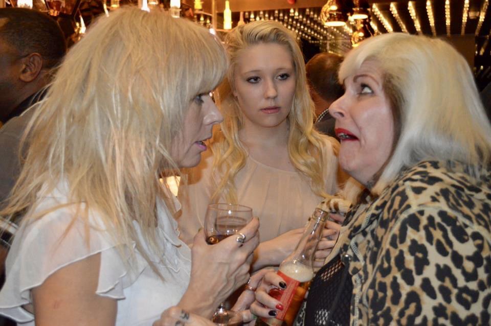 gonads_official's tweet photo. Caption corner. What is Wattsie saying to a shocked Bev Elliott at Galโs Time For Action book launch?? No libels please @MsWattsie #punkrock #punk #captionthat #bevelliott #oioi https://t.co/X6dS8VO8D6