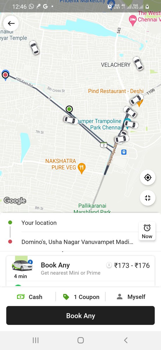 mamtatwits's tweet image. 4 th time in a week, #optingout of #olacab!
@CMOTamilnadu , its hightime chennai got a competing service to #ola
@ola_supports , @Olacabs , @Ola_Chennai services of whom r proving useless with 
* unnecessary longer routes,
* highly unaffordable per km rates like 100 rs per km