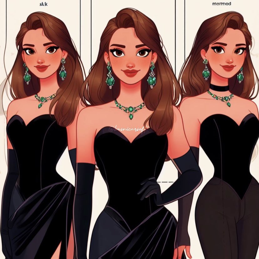 basnicarsoft's tweet photo. B A N D I D A   🖤   Disney princess version 
birthday girl edition ✨ https://t.co/UpsfMvxxT8
