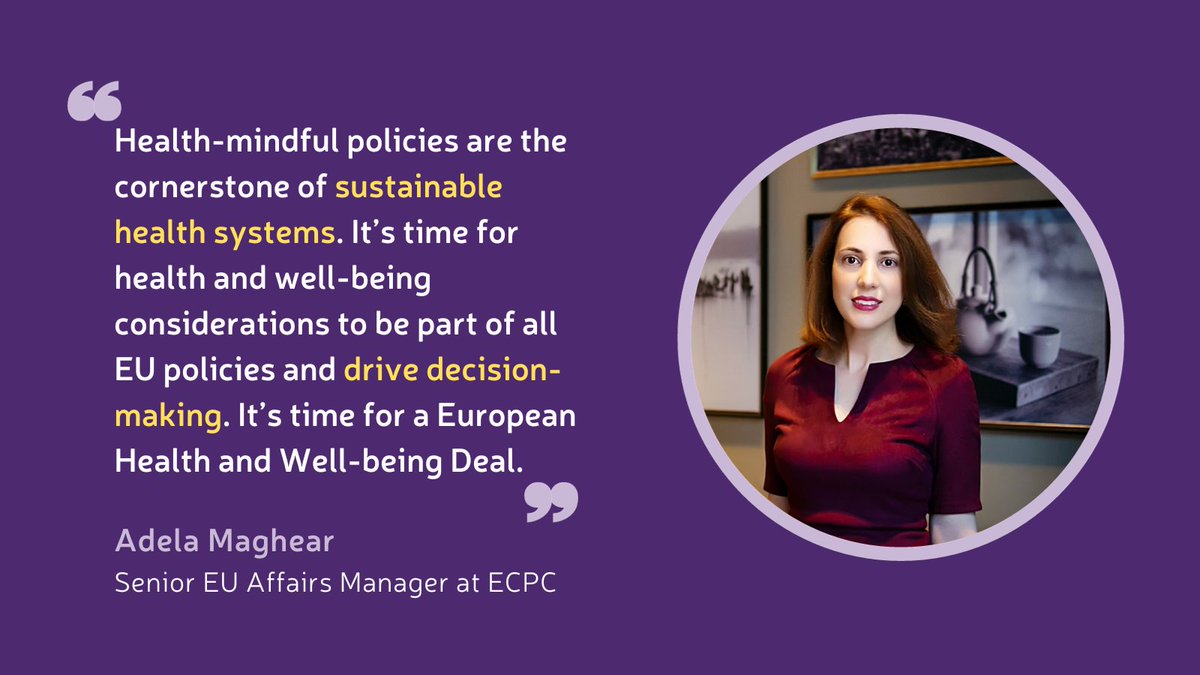💜Have you read our European #Health and Well-being Deal yet? It is a collaboration between like-minded people with the same vision for a healthier Europe and #wellbeing economies🌱💪
 
Explore our manifesto and its executive summary by going to our website (linked in bio)!