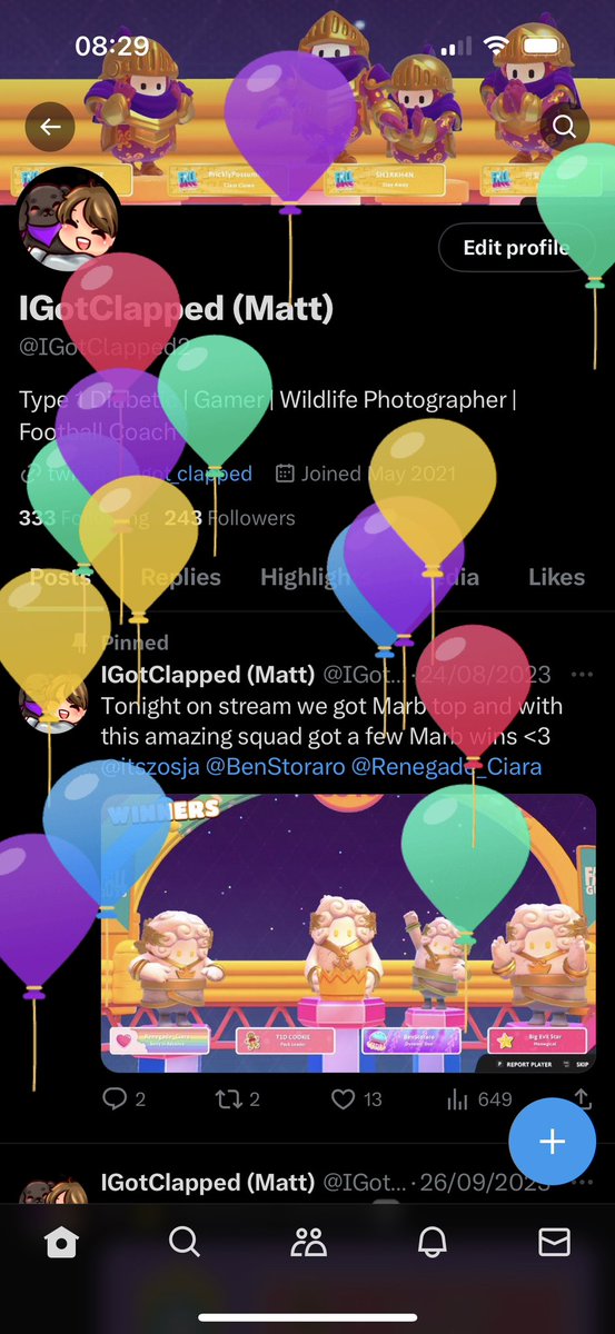 T1D_COOKIE's tweet photo. It’s balloon day - god this year has gone quick 🎉💚🍪

See you all for my small bday stream around midday (BST) https://t.co/Sa628b1i2O