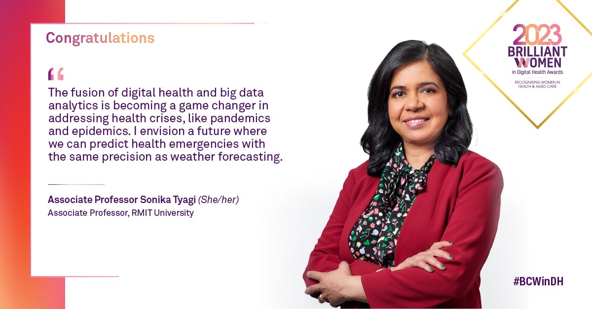 tsonika's tweet photo. Im very happy to be named as one of 2023 Brilliant Women in Digital Health #BWinDH

It was a wonderful night to be amongst very talents digital health practitioners. Read about our award winners in our report: https://t.co/SOggQ2iOIu
@telstrahealth 

@RMITComputing https://t.co/ZA69owolrN