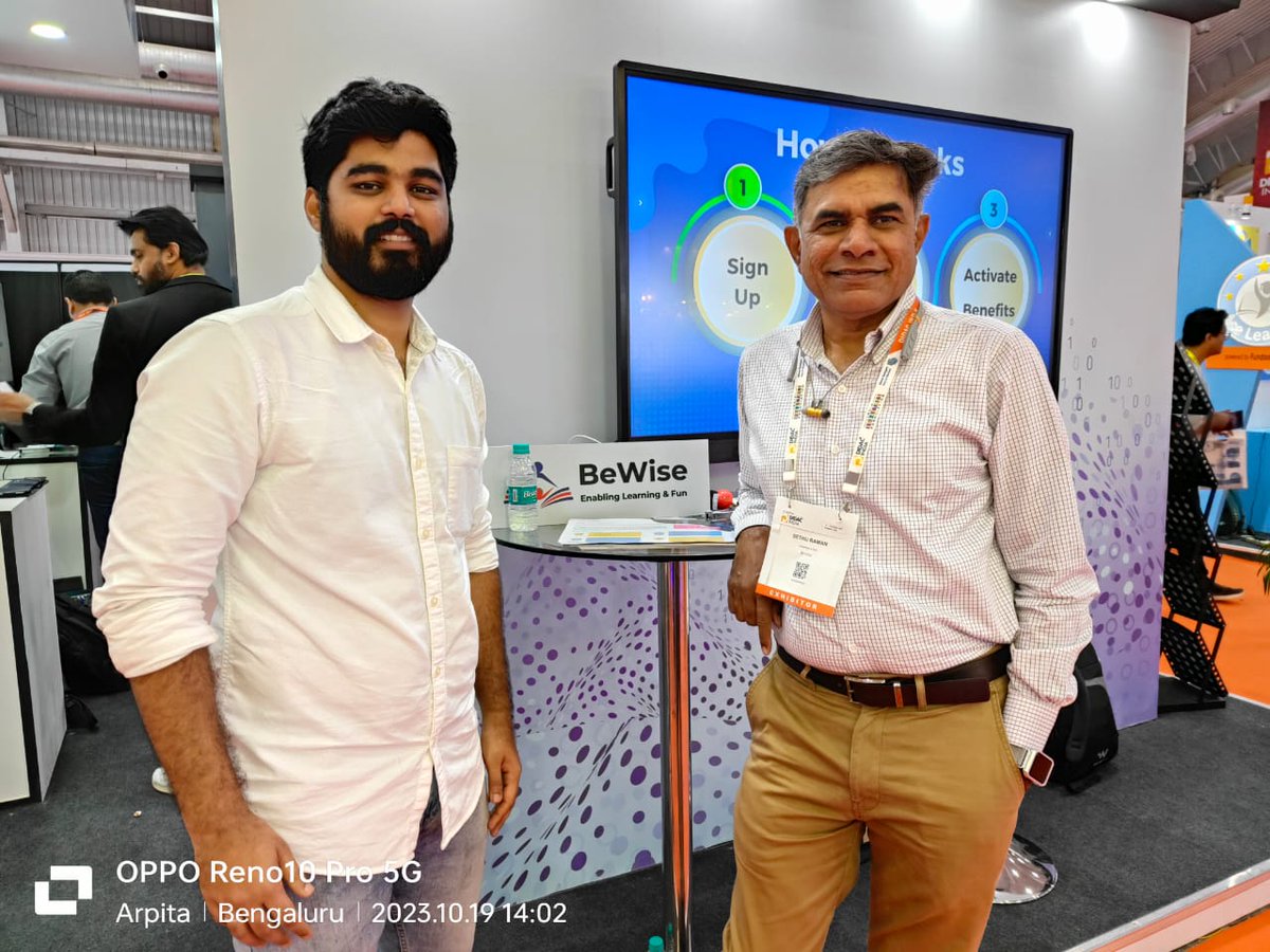 BewiseIn's tweet photo. Exciting news! BeWise attended @DIDAC INDIA, Oct 17-19 2023. Boosted our industry visibility. Expanded our network. More insights coming soon!
BeWise is dedicated to transforming education, and this experience has brought us closer to our mission. @AWSstartups @DidacIndia https://t.co/uo8b2OlPVS