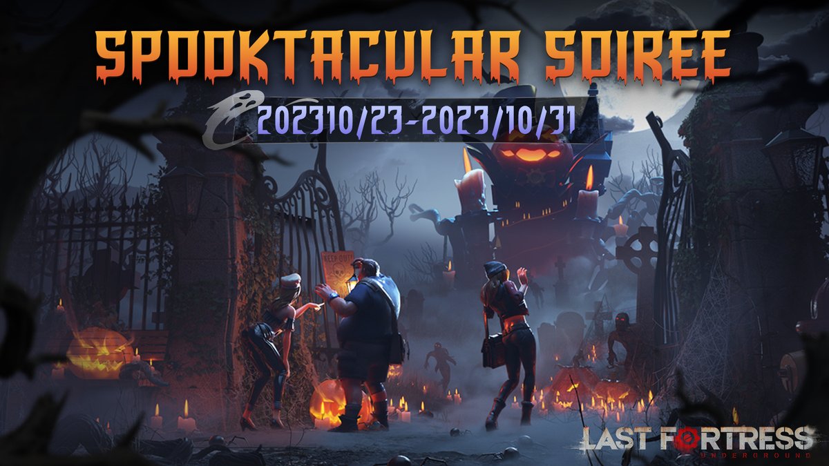 LFortressGame's tweet photo. ๐ปMwahaha!
Hey , Commanders! ๐The spooky season is here, and it's time for some wicked fun with zombies and ghosts!
๐๐๐จ๐ข๐ง ๐ญ๐ก๐ ๐๐ฉ๐จ๐จ๐ค๐ญ๐๐๐ฎ๐ฅ๐๐ซ ๐๐จ๐ข๐ซ๐๐.๐๐ข๐๐ก ๐ซ๐๐ฐ๐๐ซ๐๐ฌ ๐๐ซ๐ ๐ฐ๐๐ข๐ญ๐ญ๐ข๐ง๐ ๐๐จ๐ซ ๐ฒ๐จ๐ฎ!
#Lastfortress
#Halloween
#LFEvent https://t.co/egsR0ch0Wz