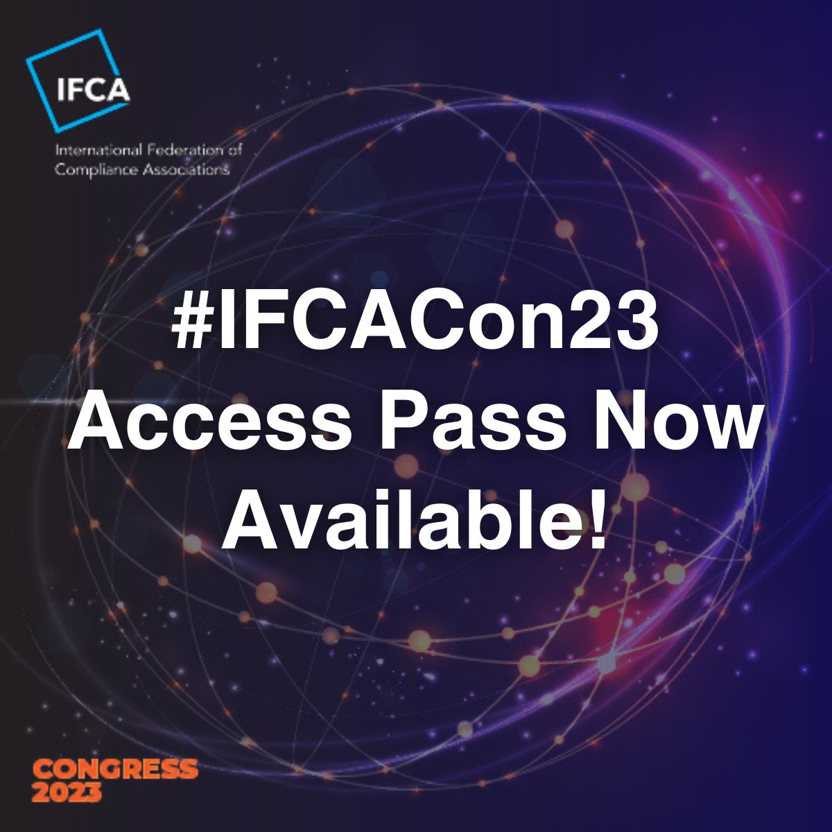 Did you miss this week's #IFCACon23? You can now access all session recordings through the IFCA Congress Video Library!

Visit: qkt.io/iD05NR to purchase your pass. 

#ConnectingCompliance