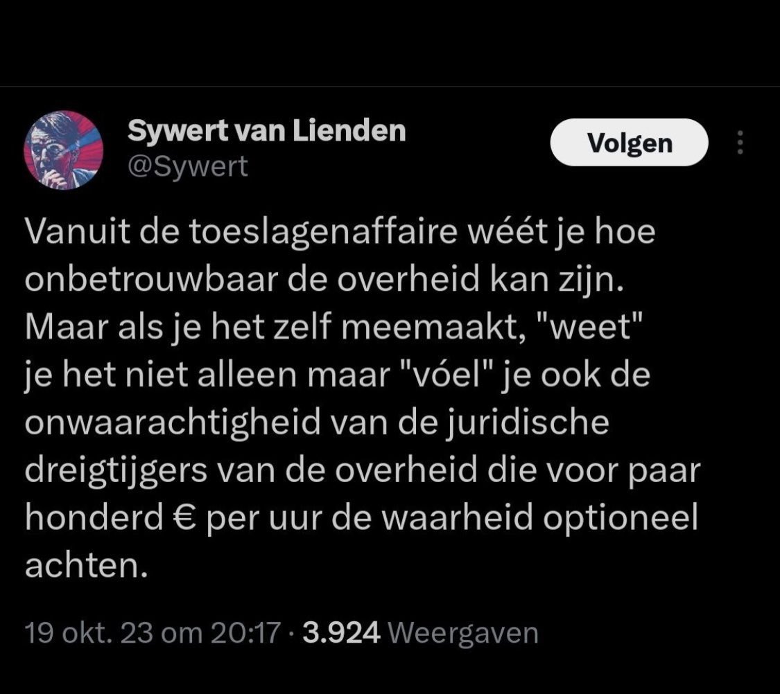 Zijn Sywerts miljoenen al teruggestort? tweet media