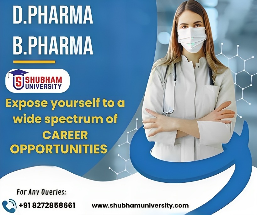 ShubhamUnivers's tweet photo. Pursue your passion for pharmaceuticals at Shubham University with our B.Pharma and D.Pharma programs. 📚💊 Explore the world of healthcare and innovation.
#ShubhamUniversity #PharmacyEducation #PharmaLife #MBA #ShubhamUniversity #Bhopal  #MBA #ShubhamUniversity #Bhopal https://t.co/e8L2ttwM7K