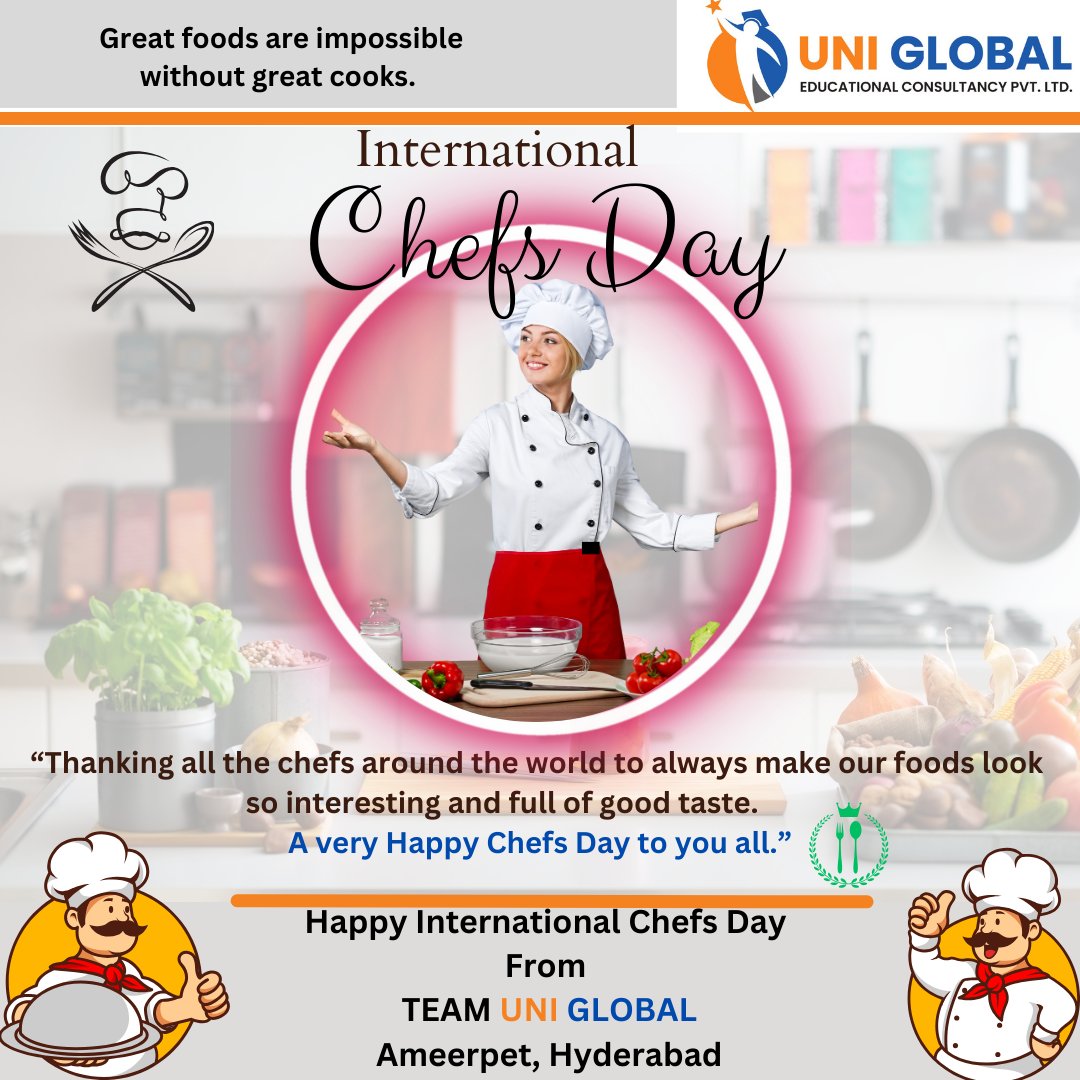 “Chef has the power to infuse simple food with great taste and make everything taste better. To one such chef, I wish a very Happy Chefs Day.”
@chefkunal @masterchefindiaofficial @kritungarestaurantpvc @gismat_jailmandi @grand_hotel @swagathgrand @green.park.hotel