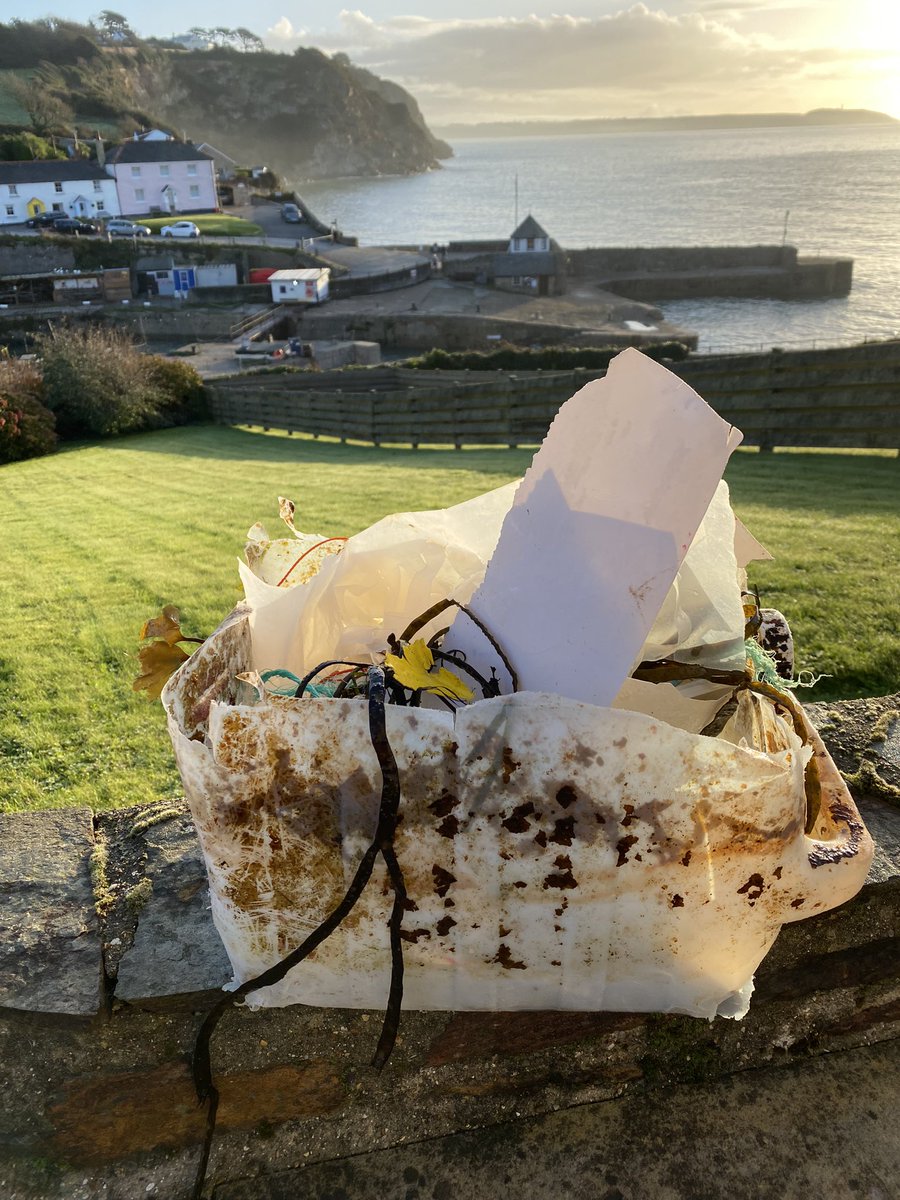 Only just in time for my Coastwatch slot @ChurchfieldJE this morning due to picking this lot off the beach!!😡