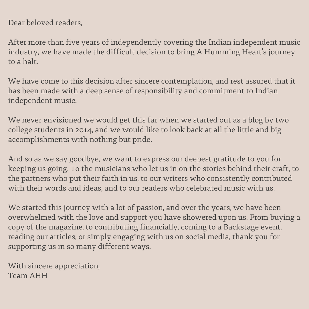 Dear beloved readers...