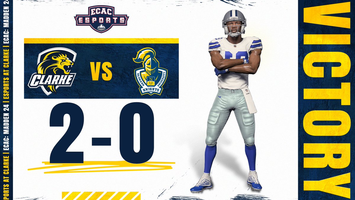 Clarke_Esports's tweet photo. In Week 4 of ECAC Duos, #PrideFN finishes in 3rd place after two Victory Royales! They also played a close series against @McMasterEsports, but unfortunately our @CCAfeatFN Creative Series season comes to an end.
Also, #PrideNFL picks up wins against @elmiraesports and Neumann! https://t.co/npEcYqrYwR