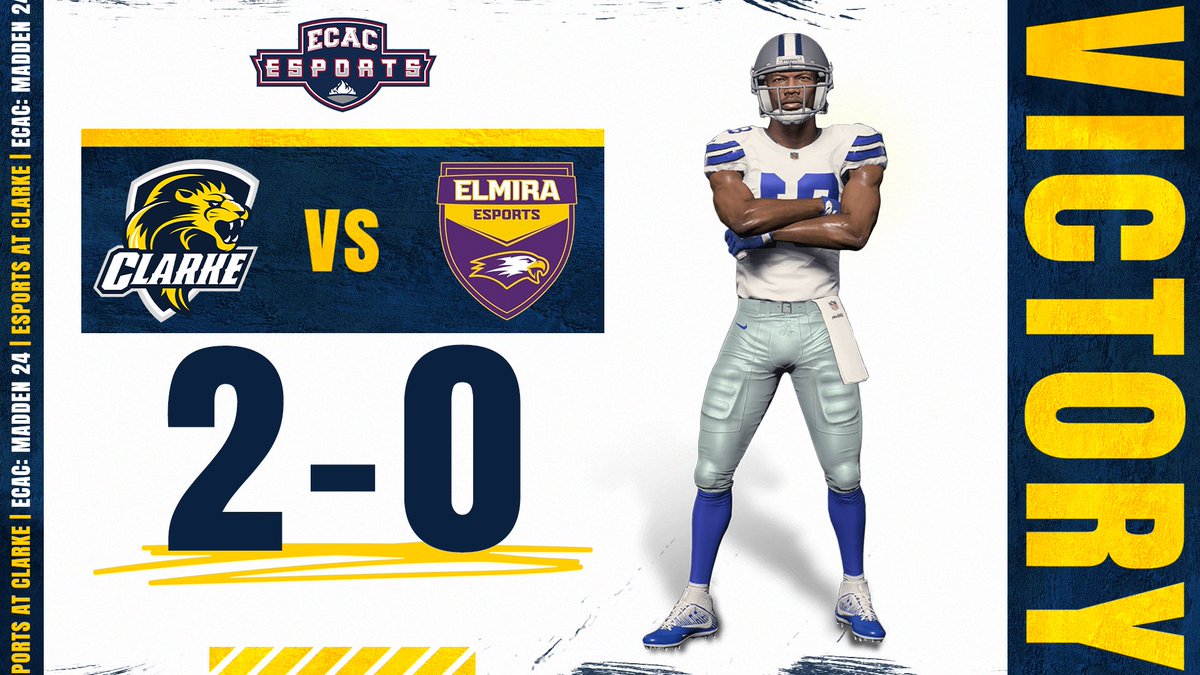 Clarke_Esports's tweet photo. In Week 4 of ECAC Duos, #PrideFN finishes in 3rd place after two Victory Royales! They also played a close series against @McMasterEsports, but unfortunately our @CCAfeatFN Creative Series season comes to an end.
Also, #PrideNFL picks up wins against @elmiraesports and Neumann! https://t.co/npEcYqrYwR