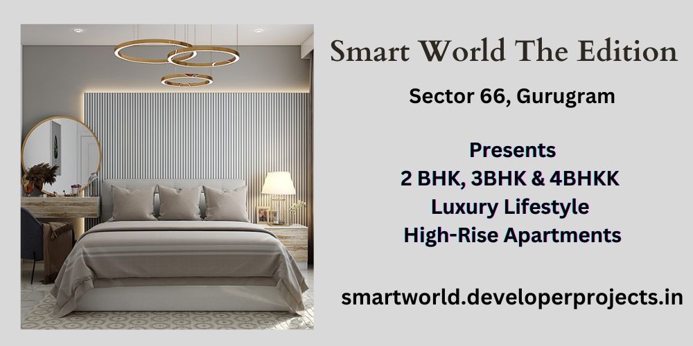 KratiSingh57723's tweet image. Smart World The Edition is a new residential project in Sector 66, Gurugram. This project is providing 2BHK, 3BHK &amp;amp; 4BHK Residences with modern amenities.

For More Details 
Visit Here - shorturl.at/ehsGK

#SmartWorldTheEdition
#SmartWorldTheEditionSector66