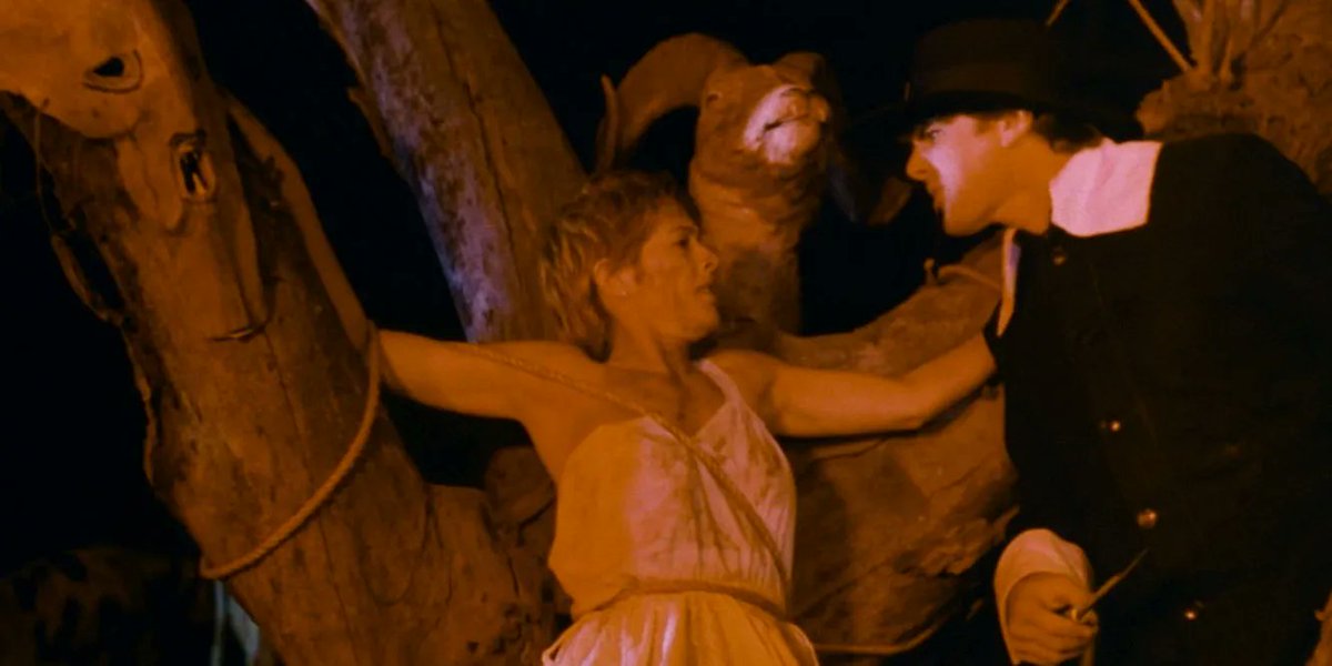 AngusKohm's tweet photo. The Devonsville Terror (1983) by #UlliLommel
w/#SuzannaLove #RobertWalkerJr #DonaldPleasence
The arrival of three progressive young women ignites superstitious paranoia among the population of a New England town where three witches died in 1683.
#Horror #Witch #Witchcraft https://t.co/xyfYmyHdle