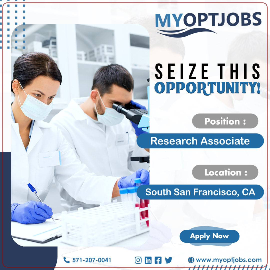 myoptjobs's tweet image. If you have a background in research and an appetite for discovery, this role is for you. Head to our site, apply for this vacancy and embrace the opportunity to be at the forefront of research.
#jobsearch #jobseekers #optjobs #cptjobs #researchassociate #usajobs #fremontca #job