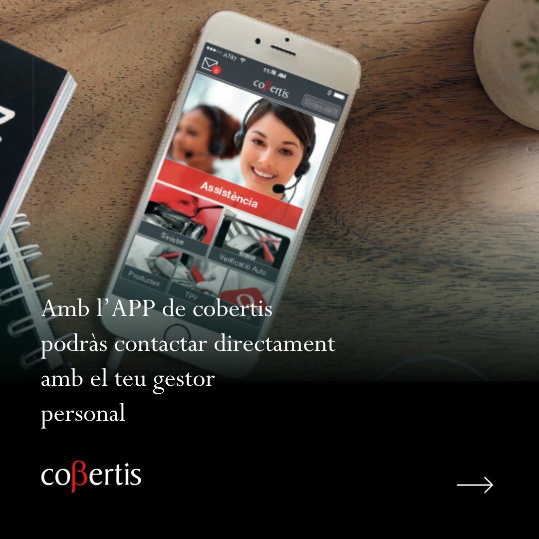 Cobertis's tweet photo. Ets client de #Cobertis i encara no tens la nostra app?

Descarrega-te-la i comença a gaudir de tots els seus beneficis al teu mòbil.
👇👇👇
https://t.co/sQnqj51L3q

#appcobertis #corredoria #assegurances https://t.co/sZ3AsIixX2