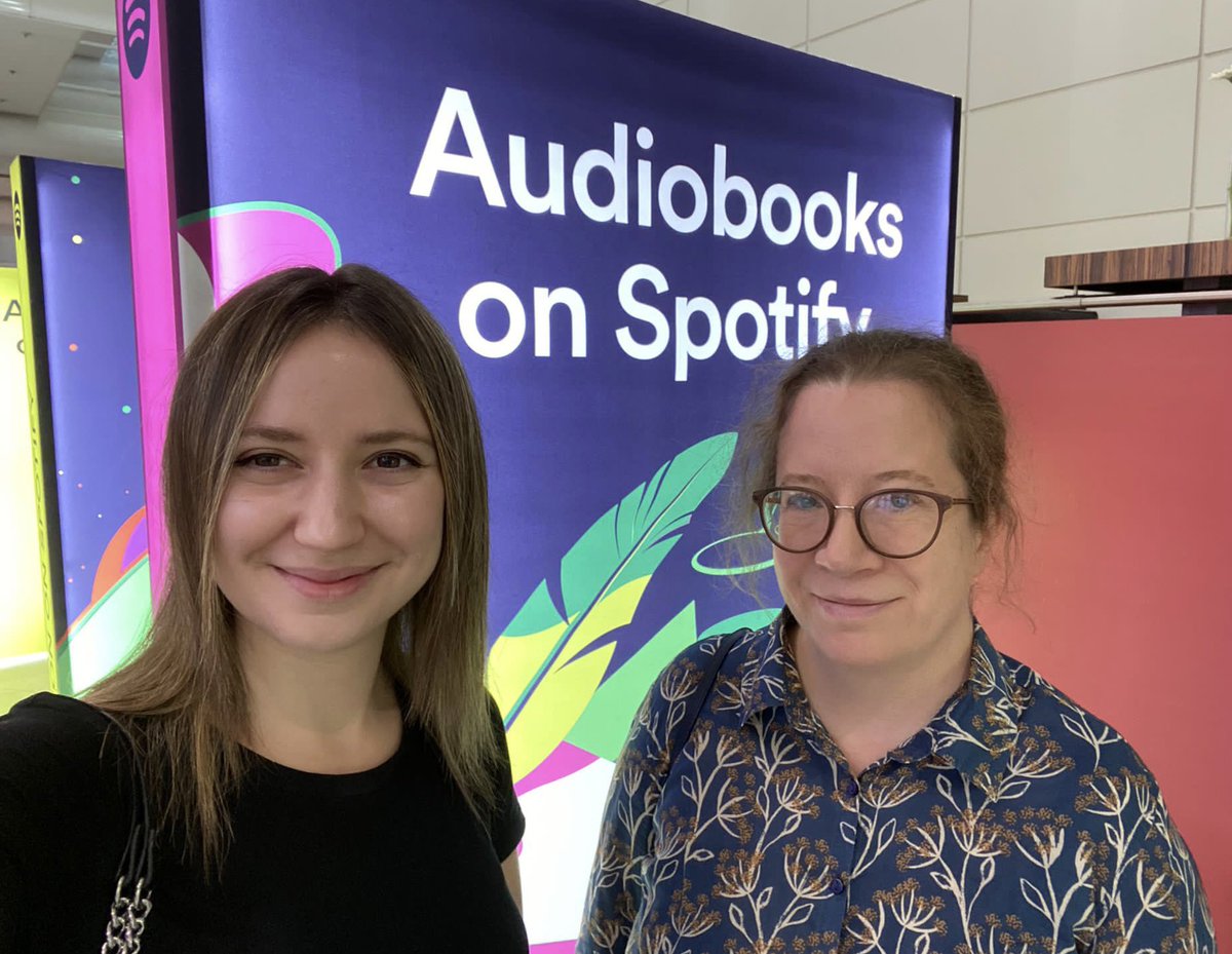 KNLitAgency's tweet photo. Meeting all the specialist audiobook cos at #fbf23 because we believe every book should be in audio format https://t.co/eORAoCaFfU