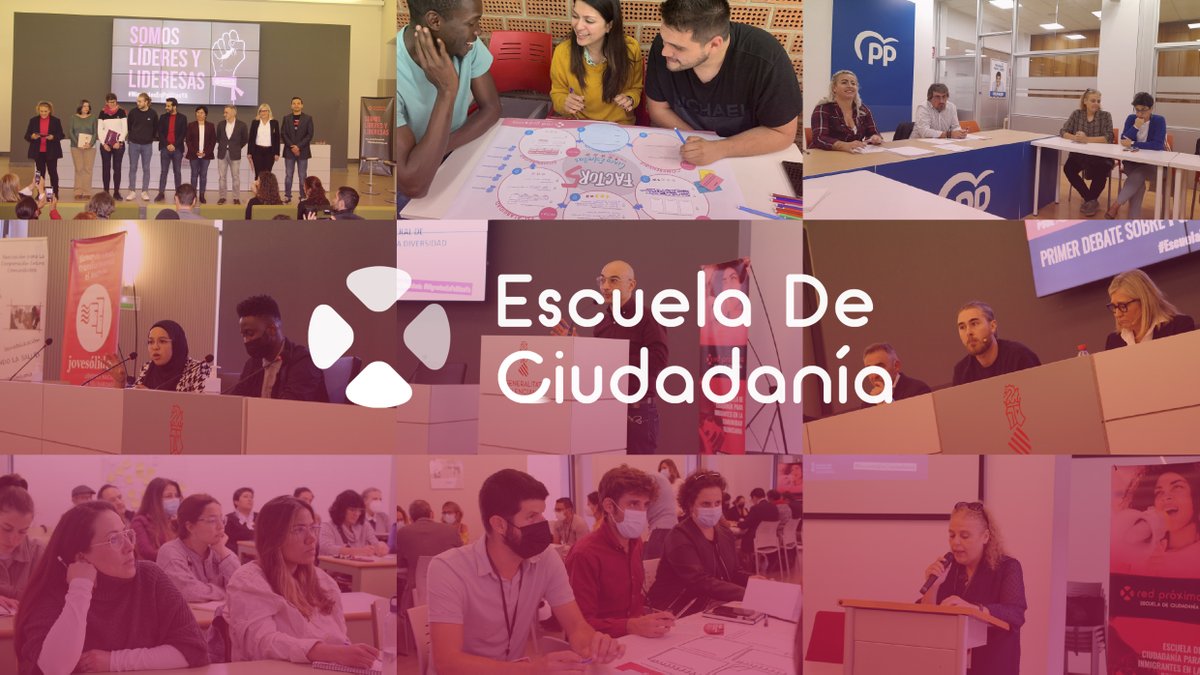 JOVESOLIDES's tweet photo. 🎞️Echa un vistazo al vídeo-resumen de la #EscuelaDeCiudadanía. Un proyecto innovador y muy necesario. ¡Gracias a tod@s por formar parte de él! https://t.co/Pc0igbmHuu 💪🏾💪🏻

 #MigrantesEnPolíticaYA https://t.co/QDpuDihjU6