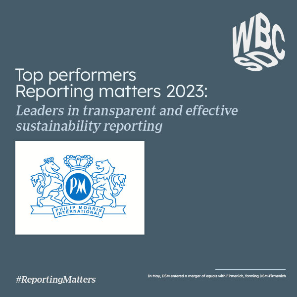 InsidePMI's tweet photo. We’re proud to be included as one of the top performers in Reporting Matters 2023, for demonstrating remarkable commitment to transparent and impactful reporting 🌿
Find out more here 👉 https://t.co/yaw9QUpuoQ
#ReportingMatters @radleyyeldar @wbcsd https://t.co/Kjb9K4LC0p