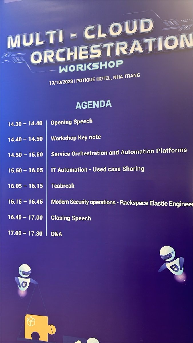 Stonebranch's tweet image. Last week, we joined the MULTI-CLOUD ORCHESTRATION Workshop Vietnam 2023 🌟🚀 Thanks to SVTECH for creating a dynamic space for networking, paving the way for future collaborations! 💎🤝 

#SVTECH #Stonebranch #TechWorkshop #Automation #Orchestration