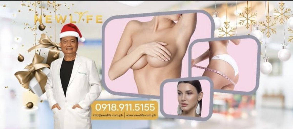 Money99Ai's tweet photo. This Christmas, 2023 comming soon 
We are here to help you #Beautygirl 
Booking online with Dr 👨‍⚕️ advise 

Or come visit NEWLIFE on the 7th Floor of Centuria Medical Makati, Century City Kalayaan Ave. cor. Salamanca St Brgy. Poblacion, Makati City, Philippines. 
#Newlife #body https://t.co/oF5OJKGBUM