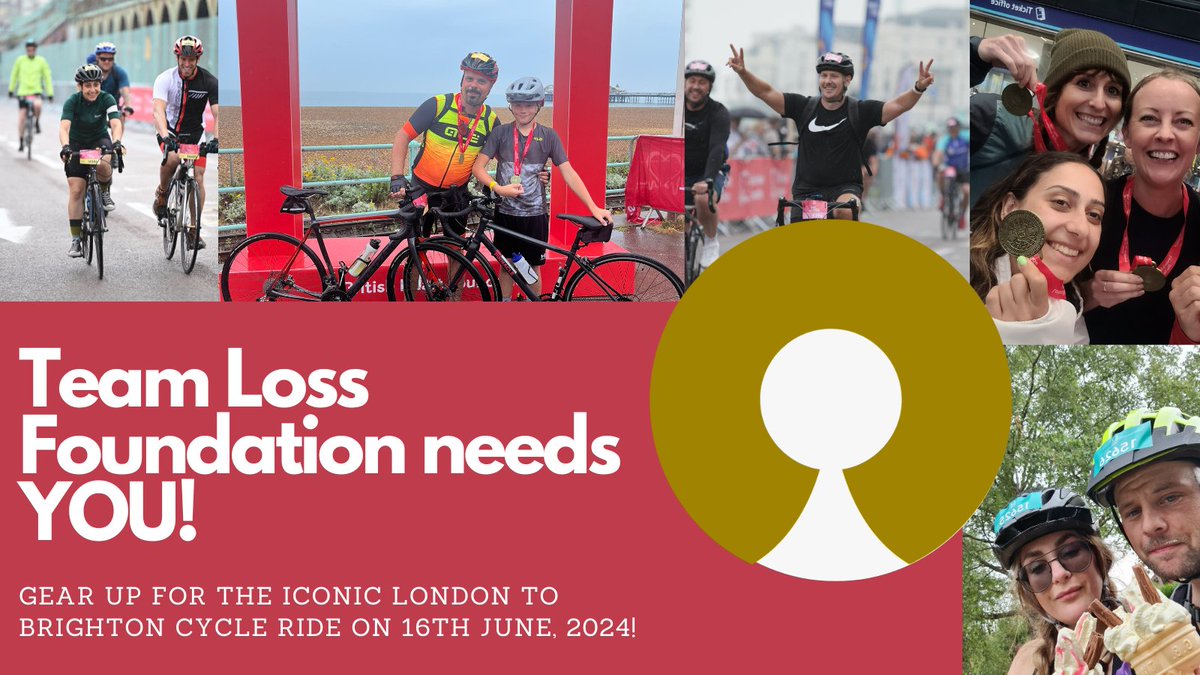 TLF needs YOU! Are you ready to take on the iconic London to Brighton cycle ride on Sun 16th June 2024? 🚴 🏅 🏅

All money raised will ensure no one has to face cancer loss alone.

Please note spaces are limited. 

Learn more here 👉tinyurl.com/2w98tpat

#fundraisingfriday