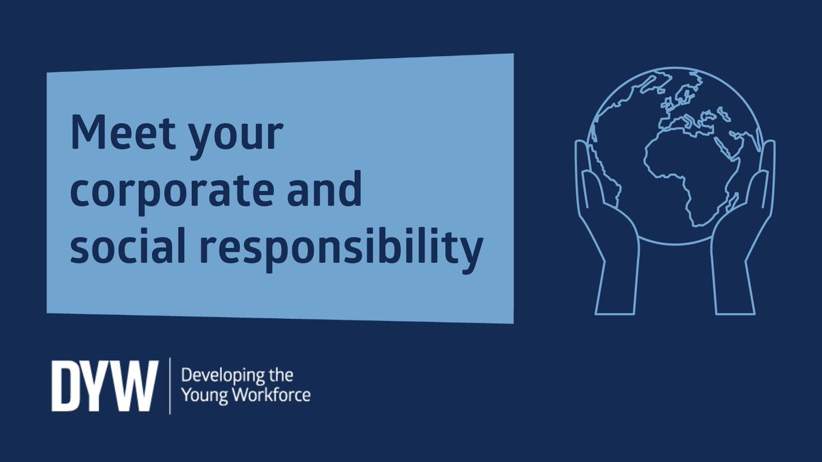 Employers 📢 Through Developing the Young Workforce, you can give back to the community and meet your corporate and social responsibility. Get involved: dyw.scot #ConnectingEmployers #DYWScot