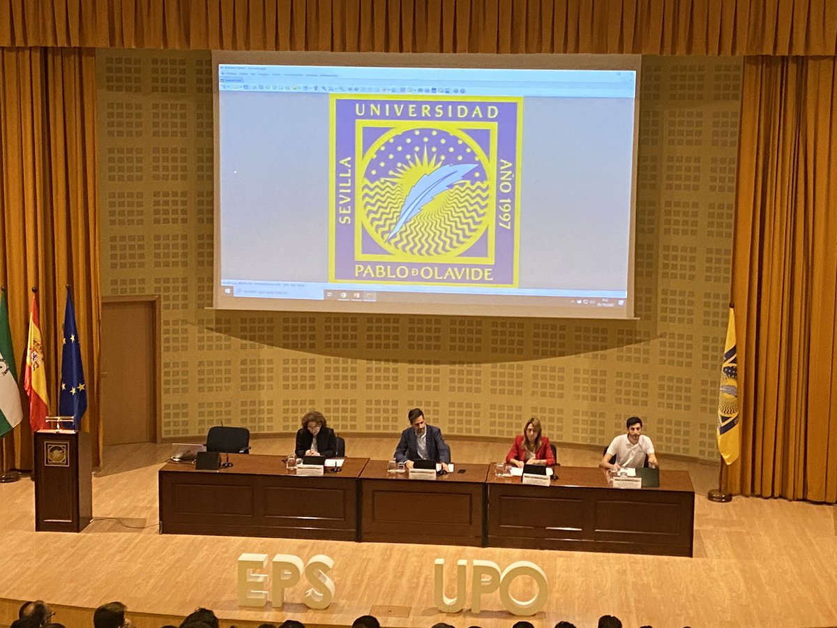 epsUPO's tweet photo. ¡Por fin! 🤩🥳 Arrancamos con las VI #JornadasProfesionesConFuturoEPSUPO #SoyEPSUPO https://t.co/gexri4gNIx