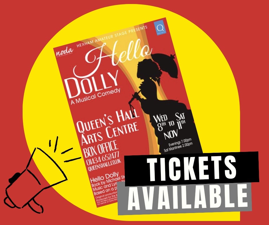 HASSdram's tweet photo. Hello, Dolly! the musical comedy, is set in New York at the beginning of the 20th Century. The story focuses on Mrs Dolly Gallagher Levi, a bold and enchanting widow turned mischievous matchmaker. 
📷 Tickets available now:
https://t.co/APXGD49Ato https://t.co/JlFEheaRwO