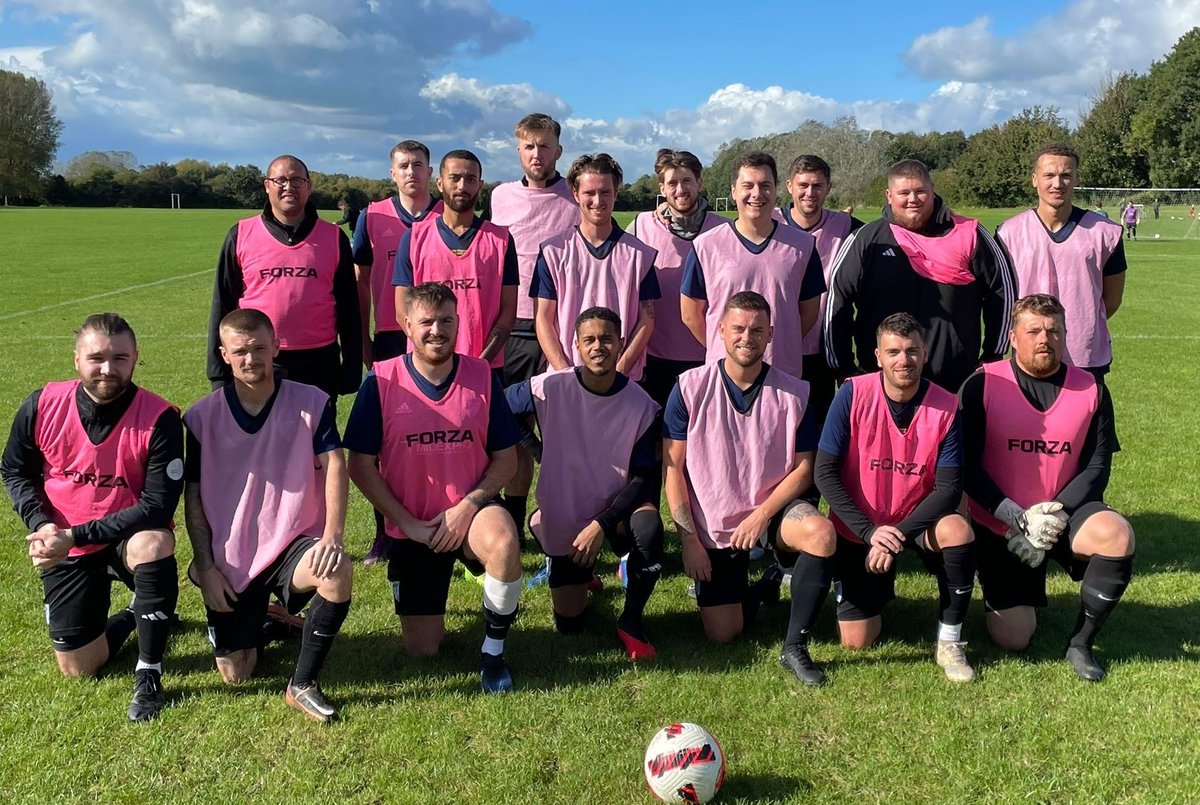 What a great start to the day! #wearitpink MD Gary showing off his flamingo top and hat, some of the guys in the Swindon Office looking pink, the Weymouth Bay Boobies and <a href="/dagger_fc/">Shield and Dagger FC</a> posting their support. Much more to come but have that #breastcancer Keep them coming!