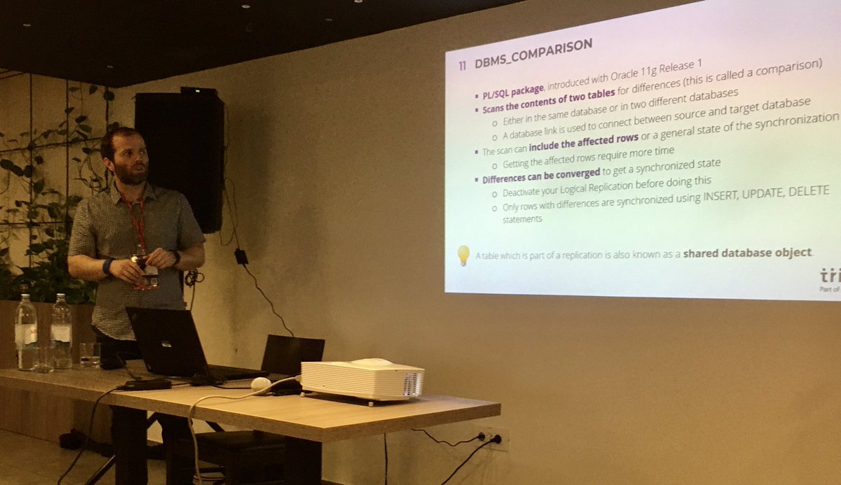Now it’s time for DBMS_COMPARISON with <a href="/CGohmannDE/">Christian Gohmann</a> <a href="/Hroug_Croatia/">HrOUG Hrvatska udruga Oracle korisnika</a> <a href="/Accenture/">Accenture</a>