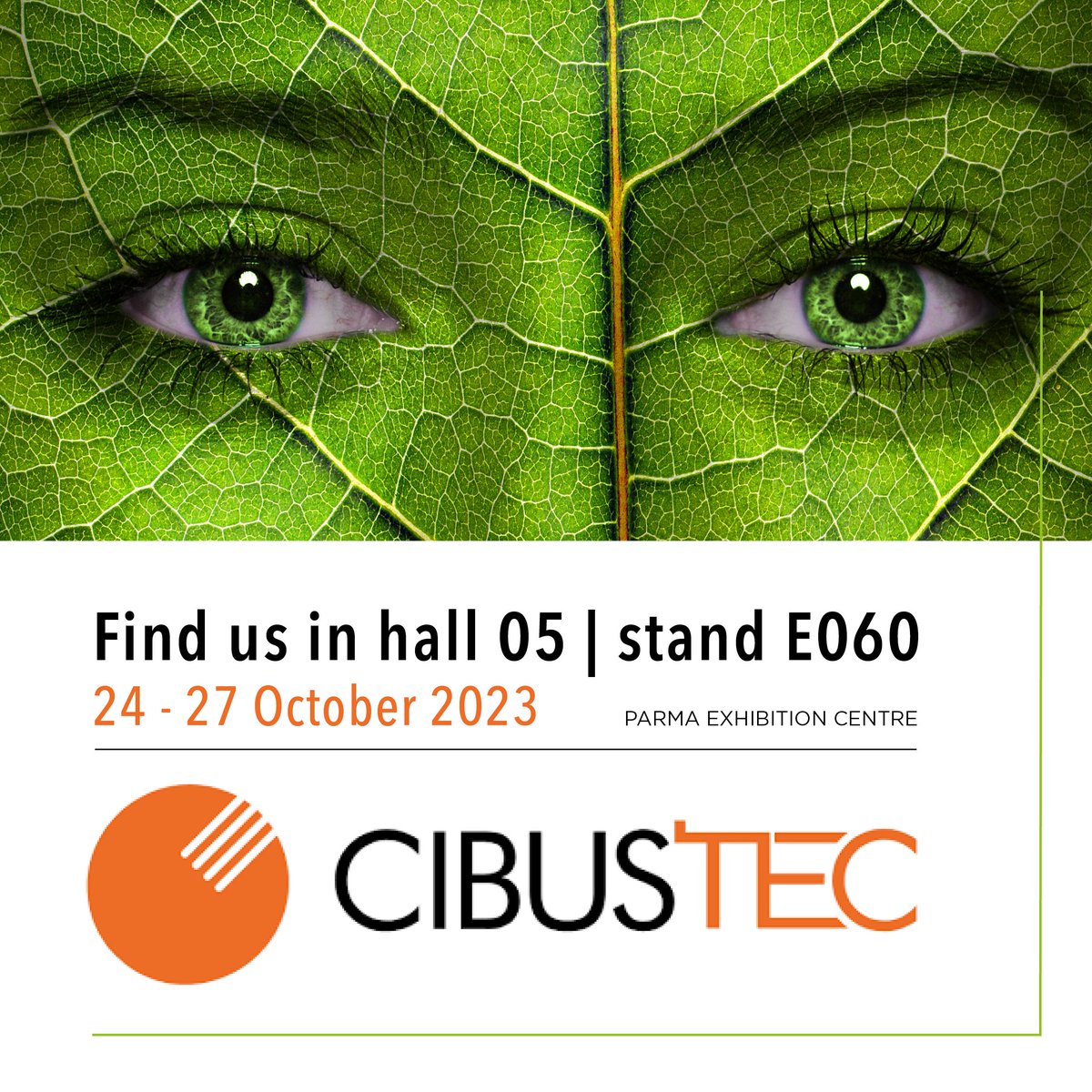 GroupIBT's tweet photo. Next week the appointment is at CIBUS TEC, a highly specialized event, where passion for food has links with the best technologies and know-how

Energy efficiency and  technological innovation will be discussed 🌱

Join 39,000 other operators and visit us in Parma
📍Hall 5, E060 https://t.co/crcQGkRskE