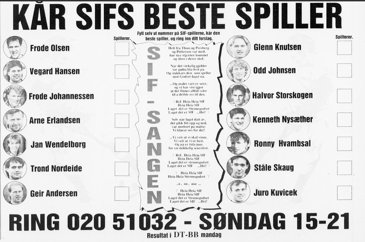 RetroSportNorge's tweet photo. På denne dag i 1991: Cupfinale mellom Strømsgodset og Rosenborg. Ring inn og kår @godset`s beste spiller i @DrammensTidende! 

(Riktig svar var @JohnsenOdd) https://t.co/YnuccLeh3f