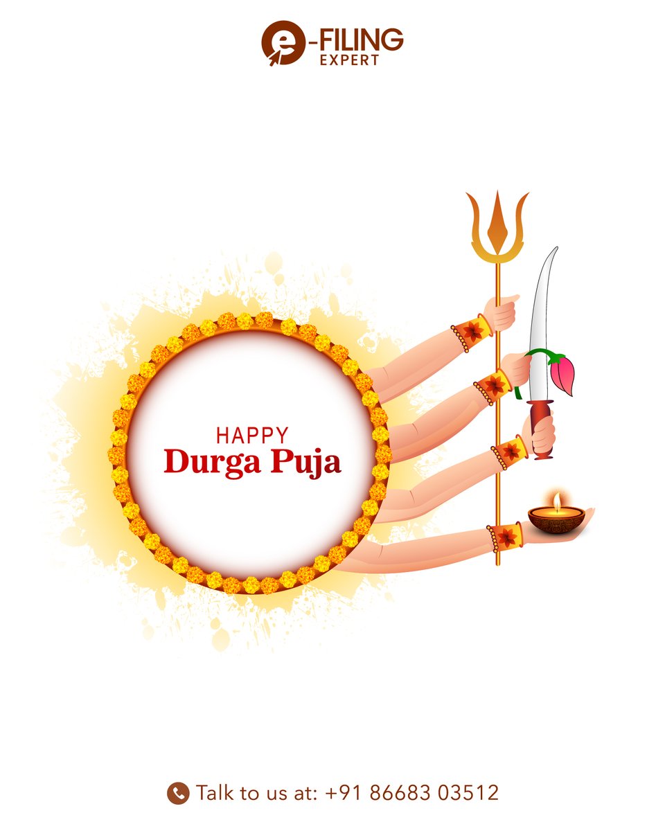 As the goddess of wealth and power visits us, may your financial statements always show a surplus of happiness and prosperity.

#happydurgapuja 

#efilingexpert #durgamaa #Navratri #Happiness #Financial #GodBless #DurgaPujaFestivities #positivity #GoodVibes