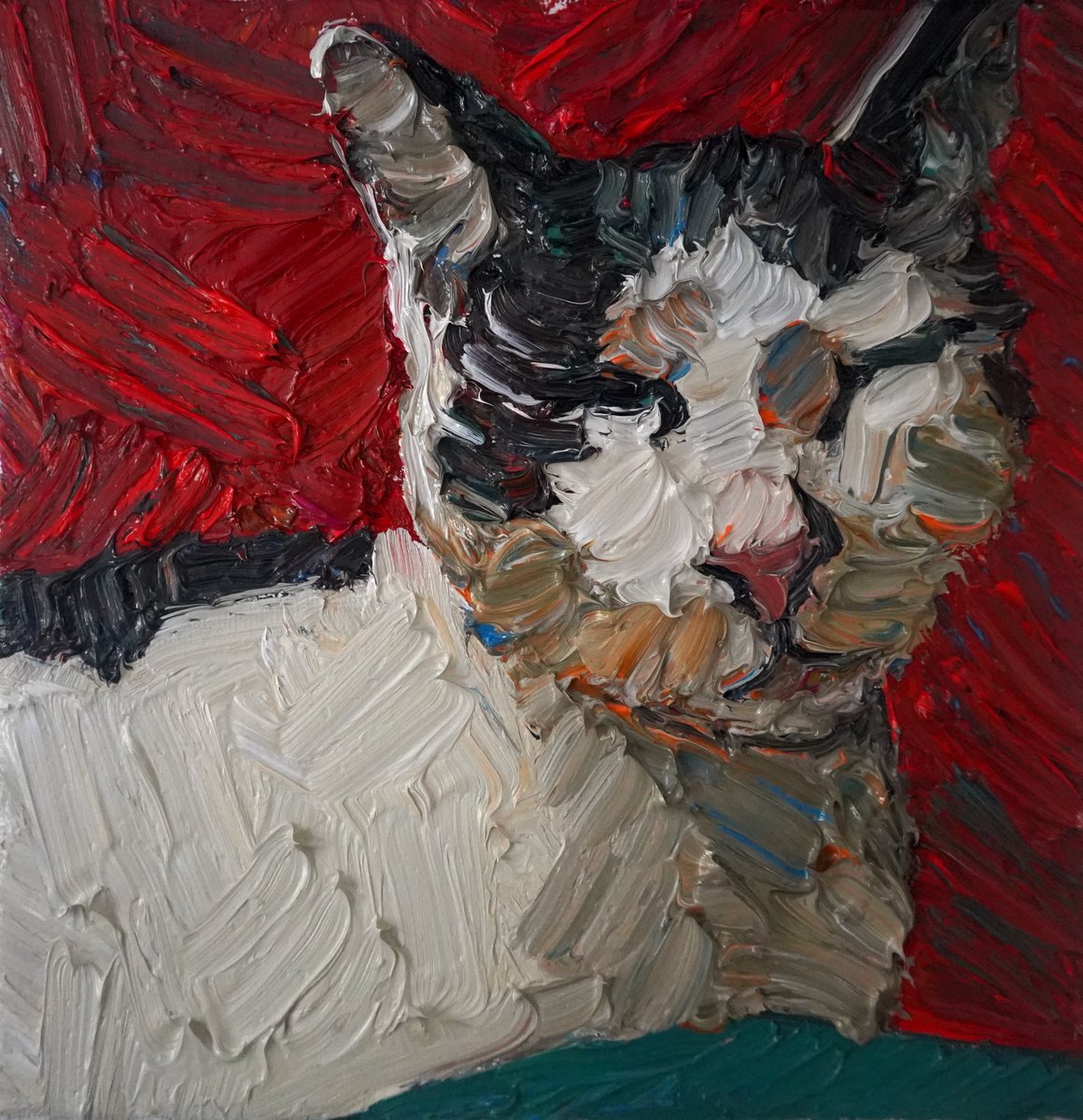 Cat
#oilpainting
.
.
.
#art #impasto #original #artwork #cat #sleepingcat #painting #contemporaryoilpainting #contemporaryart #contemporarypainting #impressionism #expressionism #fineart #figurativeart #oil
@saatchiart