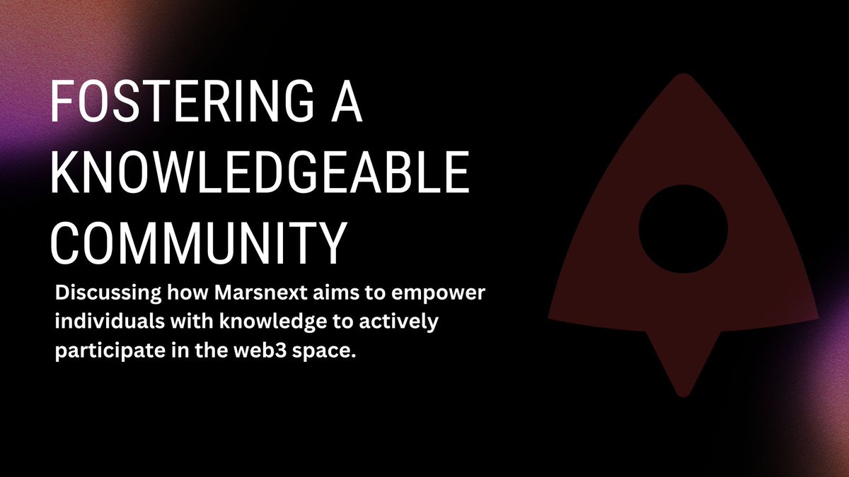 0xMarsNext's tweet image. Educating and Empowering the #Web3 Community: #Marsnext's Vision

Read the thread.🧵👇