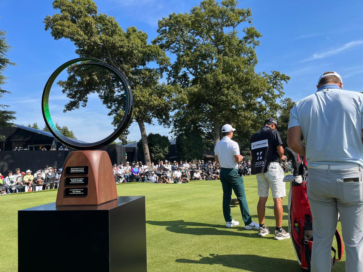 RedLanternDM's tweet photo. Back onsite for the @zozochamp in #Japan. ⛳️ 

Great to see @PGATOUR stars in #Asia. 🇯🇵🇰🇷

#pgatour #golf #zozochampionship https://t.co/6xSKgBYQhB
