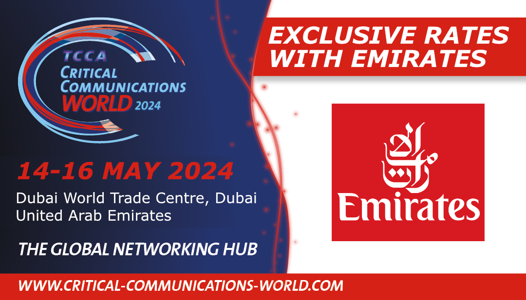 ✈️#CCW serves an international audience with attendees from across the globe. To assist with your travel we have partnered with @emirates and are delighted to extend an offer for discounted flights to those traveling to Dubai for #CCW24 critical-communications-world.com/emirates @TCCAcritcomms