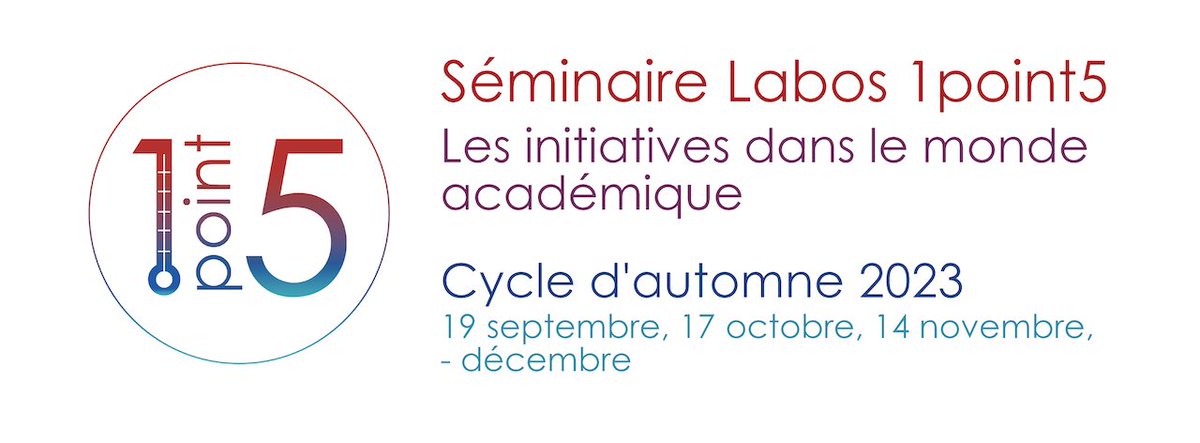 🎙️ Mardi 14 novembre à ⚠️ 16h, 3e intervention du cycle d'automne du #Séminaire_Labos1point5 : Fossil Free Research @FosFreeResearch par @jakelowe29 À suivre en ligne ici : inrae-fr.zoom.us/webinar/regist…