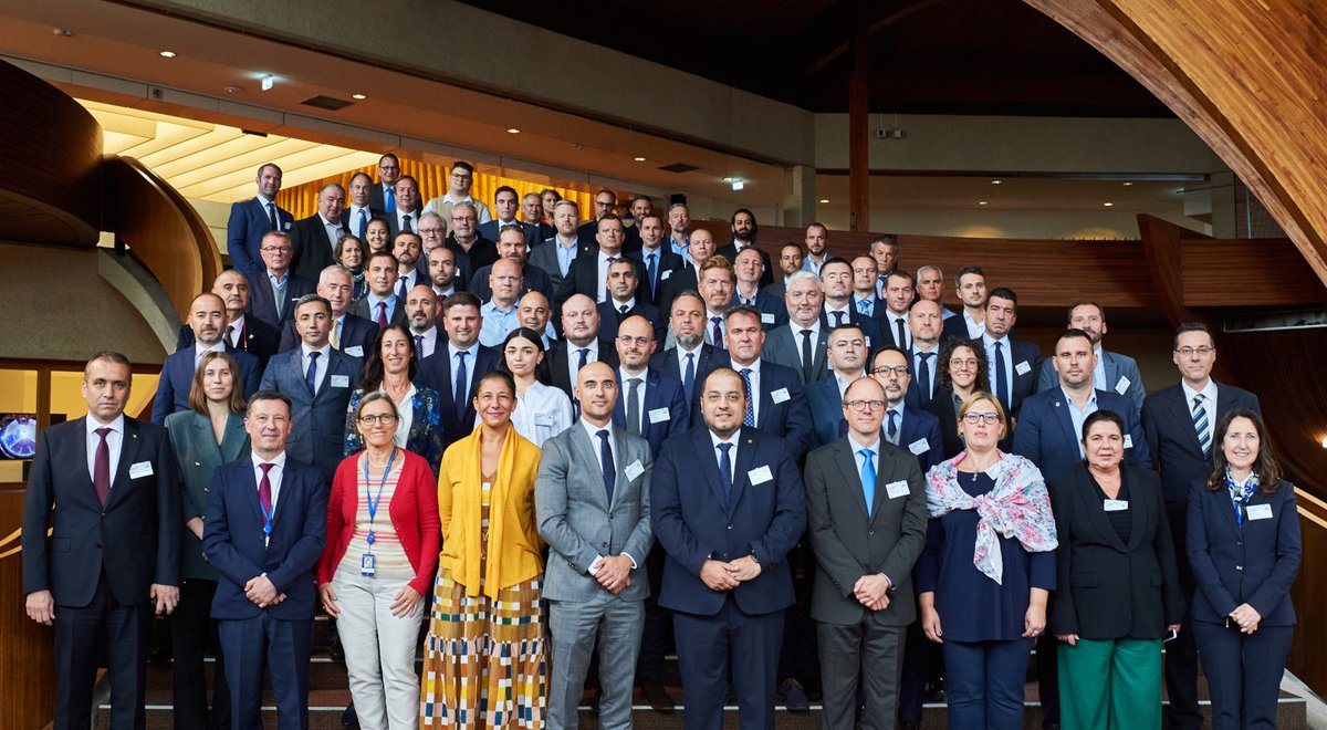 CoE_Sports's tweet photo. The Saint-Denis Committee &amp; the newly formed Ad hoc Group on @UEFA EURO 2024 have met in Strasbourg 🇫🇷 to achieve together safer and more secure major sports events ▶️https://t.co/F4PRXRffeG

🏅We champion safe sport events: https://t.co/eVT2Tx6Rr0 https://t.co/2iZ60qTFty